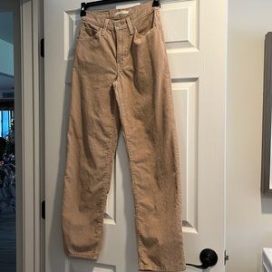 NWOT Levi’s corduroy flared, baggy women’s jeans